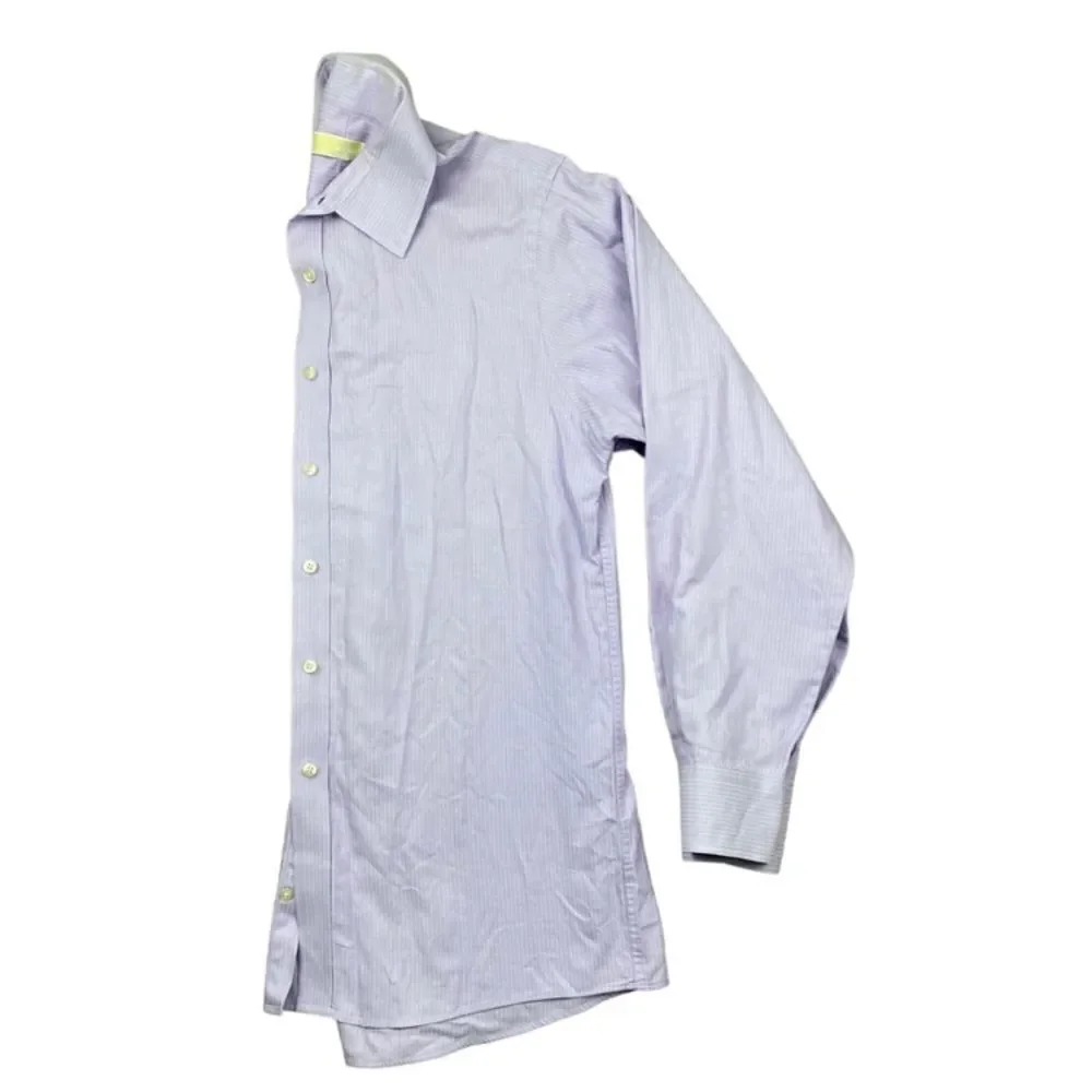 Michael kors purple button up dress shirt